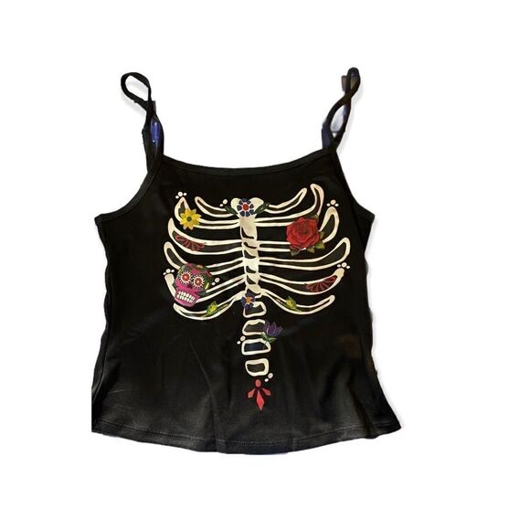 NWOT Dream Girl - Dead to You Top - Glow in the Dark M/L - Picture 2 of 2